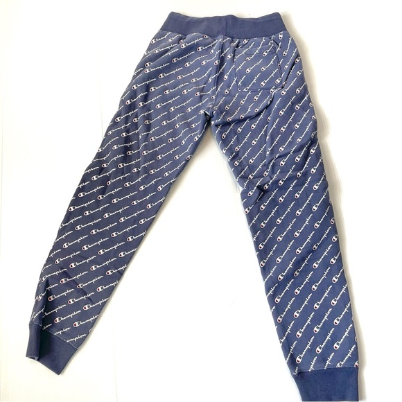 Champion womens size small  Navy Logo Sweatpants - Picture 6 of 8